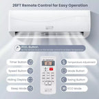 Costway 9000 BTU Split Air Conditioner & Heater Wall Mount AC Unit with Remote Control