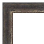 Espejo de pared para baño Bark Rustic Char Narrow Petite Bevel