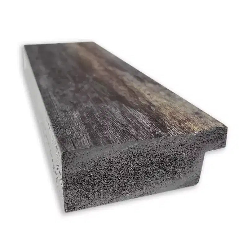 Espejo de pared para baño Bark Rustic Char Narrow Petite Bevel