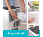 SereneLife Compact Freestanding Portable Air Conditioner - White