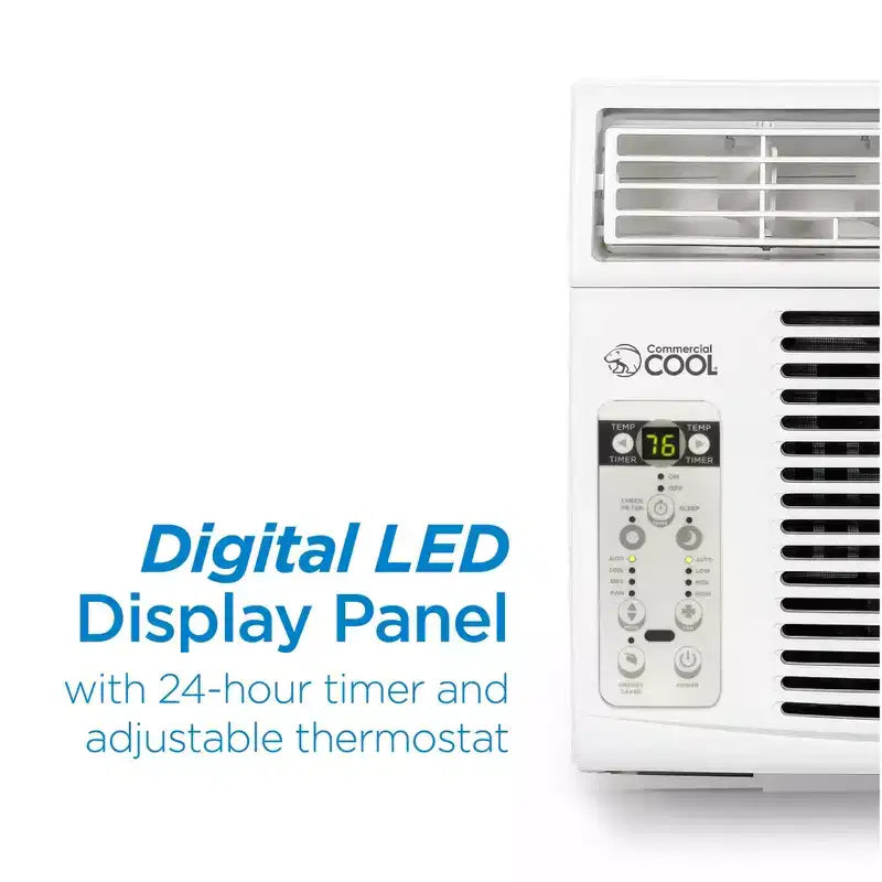COMMERCIAL COOL Air Conditioner with Remote Control and Adjustable Thermostat