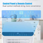 Costway 8000 BTU Portable Air Conditioner 3 -in-1 Air Cooler Dehumidifier Fan 24H Timer 5000 BTU(8000BTU ASHRAE)