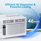 5000 BTU Window Air Conditioner, Window AC Unit with Easy-to-Use Mechanical Controls