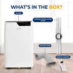 SereneLife 12,000 BTU Portable Air Conditioner & Heater