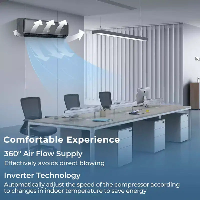 Costway 24000 BTU Wifi Enabled Mini Split Air Conditioner & Heater with Heat Pump