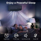 Costway 24000 BTU Wifi Enabled Mini Split Air Conditioner & Heater with Heat Pump