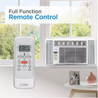 COMMERCIAL COOL CWAM145W6C 14,300 Remote Control and Adjustable Thermostat Window Air Conditioner, 14500 BTU, White